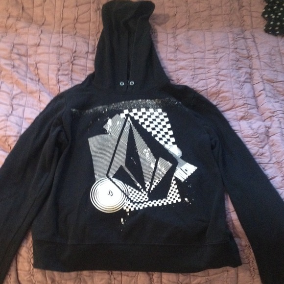 Volcom Sweaters - black volcom hoodie