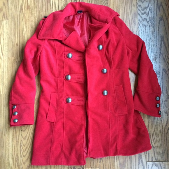 Beautiful Red Peacoat