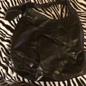 Large black purse