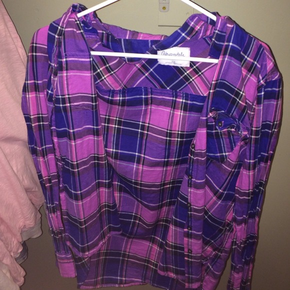 Shades of purple flannel
