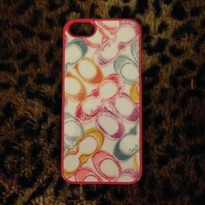Colorful "Coach" iPhone 5/5s Phone Hard Case