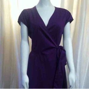 Purple wrap dress!