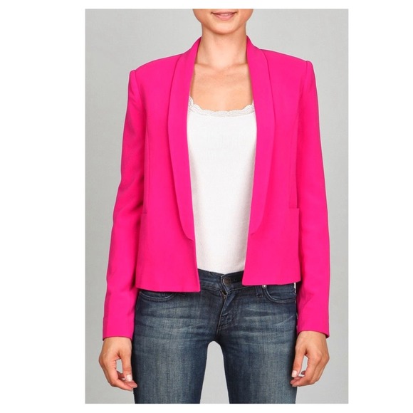 🚫 SOLD🚫🎉 NWT 🎉 Magenta Blazer - Picture 4 of 4