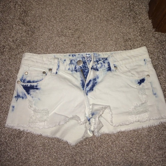 Denim shorts