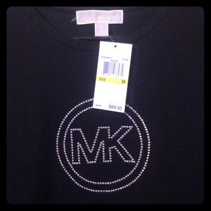 Long sleeve black MK shirt