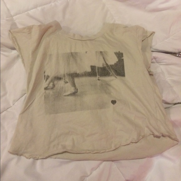 White brandy Melville shirt