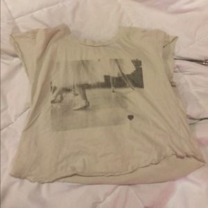 White brandy Melville shirt