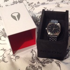 Nixon silver watch