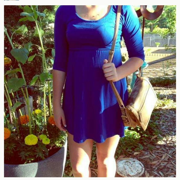 FOREVER 21 Blue Dress