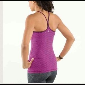Lululemon Power Y Tank Hyper Stripe