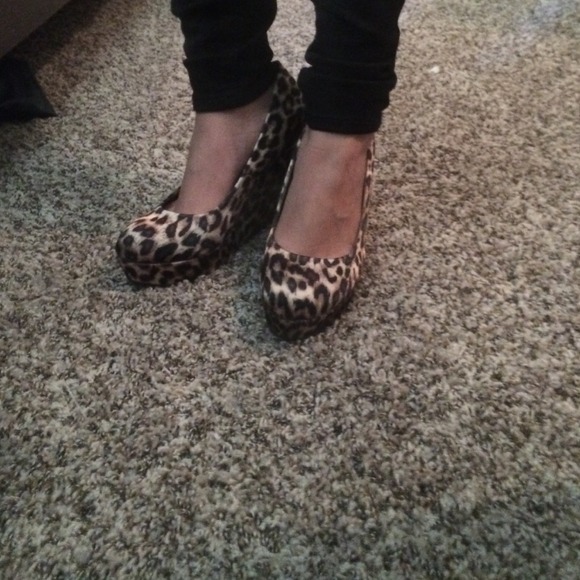 NEW leopard wedges! :)