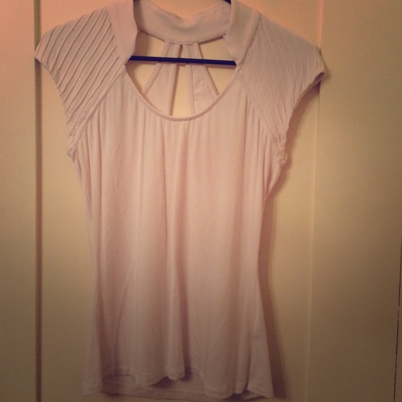 Sexy white bebe blouse