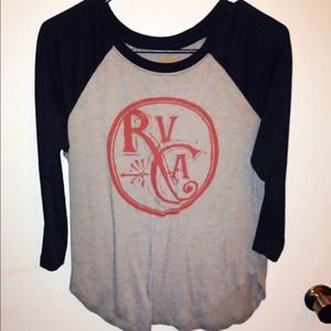 RVCA Surf Tee 3/4 sleeve top