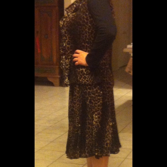Vest and skirt