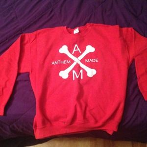 Red Anthem Made Pullover Sweatshirt