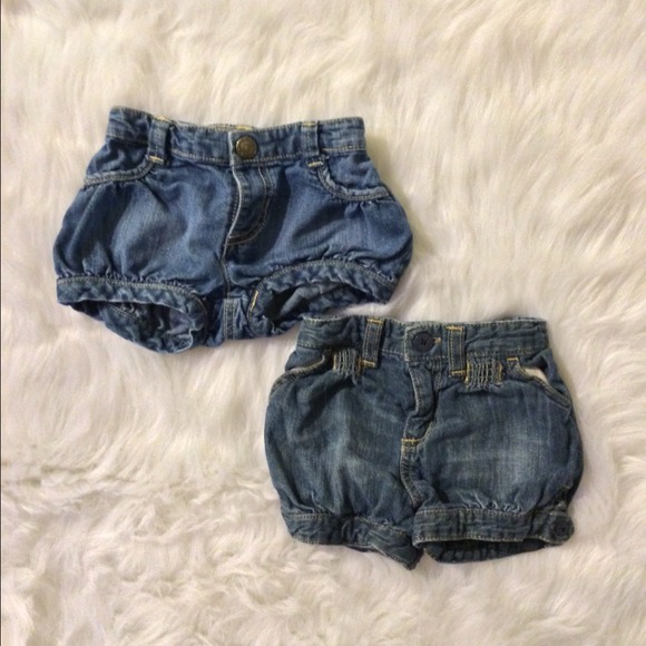 Two Pairs of Baby's Denim Shorts