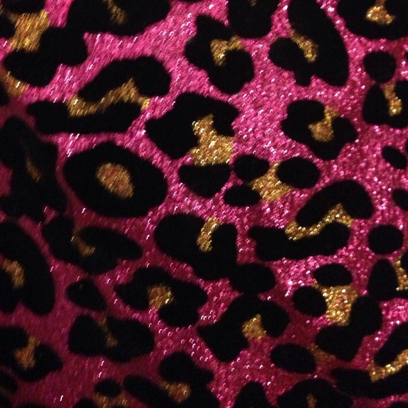 Cute pink sparkly Besty Johnson bag leopard - Picture 3 of 4