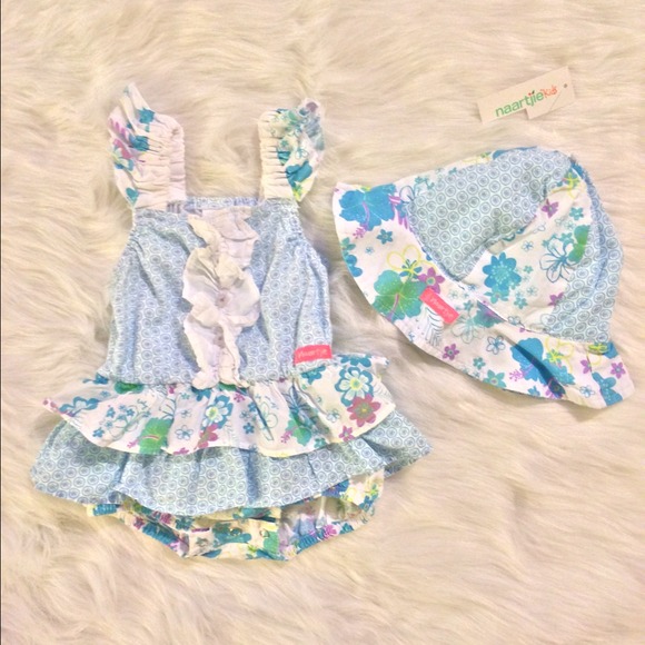 Naartjie Romper and Sun Hat