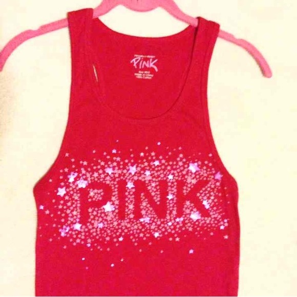 XS/S Victorias Secret PINK Tank Top Red Wifebeater