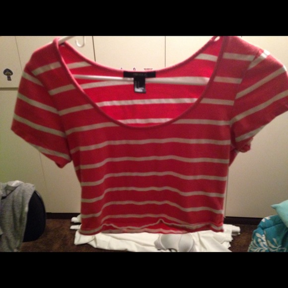 Striped crop top