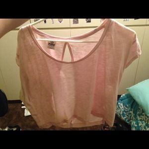 Pink crop top