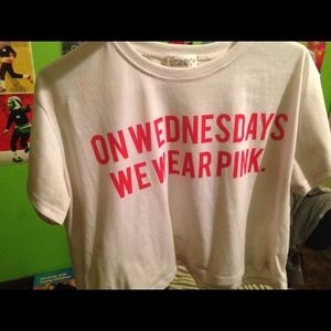 Mean girls quote crop top