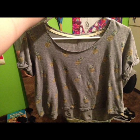 Graphic crop top