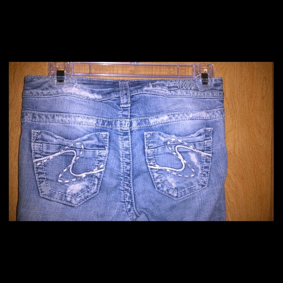 Silver jeans very cute