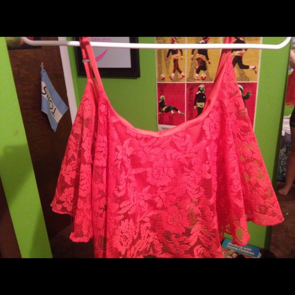 Lace crop top