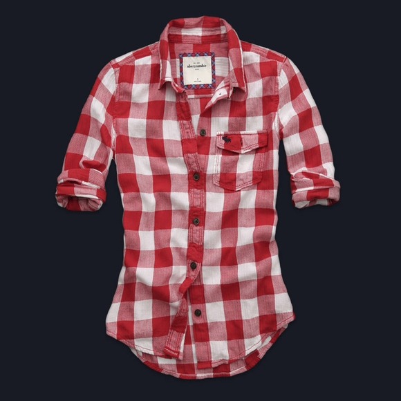 *REDUCED* Abercrombie flannel plaid shirt