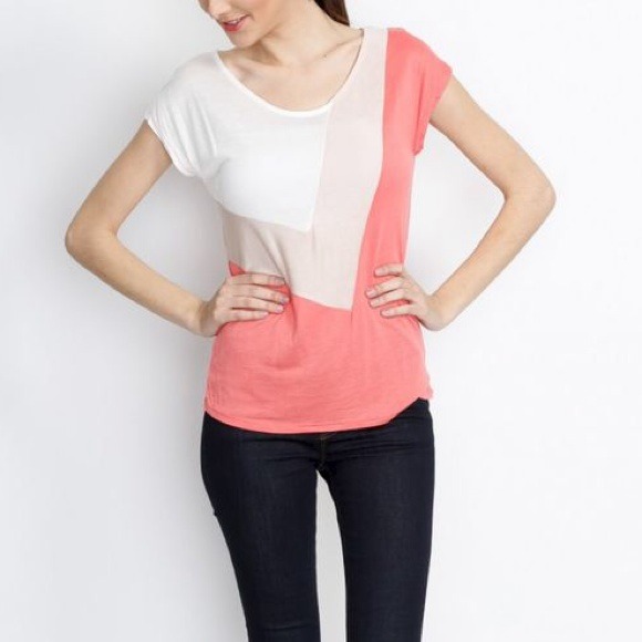 🔴 Color Block Top - Picture 3 of 3