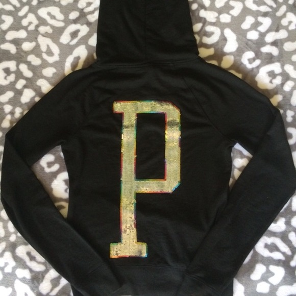 Victoria's Secret rainbow bling hoodie