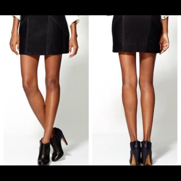 * CLEARANCED  * Free People Pintuck Vegan Skirt