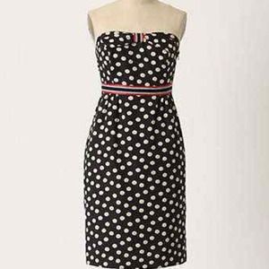 Anthropologie Peppered Polka Dress