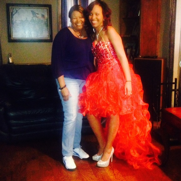 All Red Prom Dress Worn Only Once