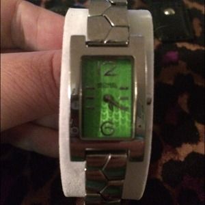 Simple silver Micheal Kors watch!