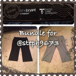 Lane Bryant pant bundle for @steph9673