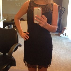 Armani exchange dress-size 4 black