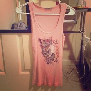 rhinestone ed hardy top