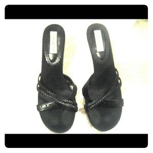 Steve Madden leather kitten heels