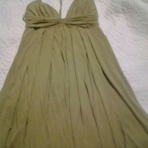 Green empire waist dress by Nicole Miller Studio