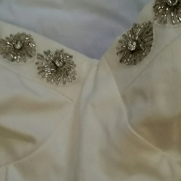 πHPπ ASOS. Off WHITE COCKTAIL DRESS - Picture 3 of 3