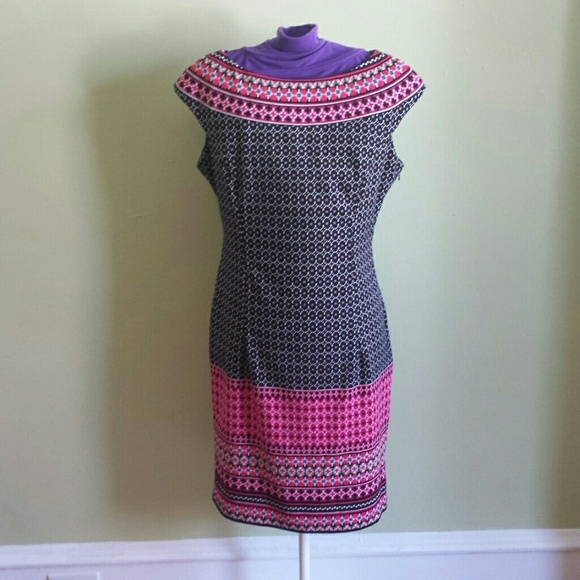 Petite cap sleeve dress