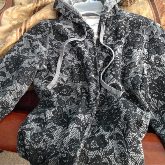 Lace hoodie.