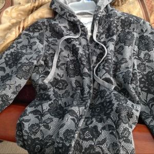 Lace hoodie.