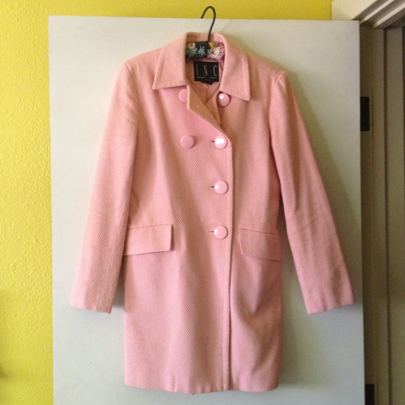 INC baby pink cotton coat