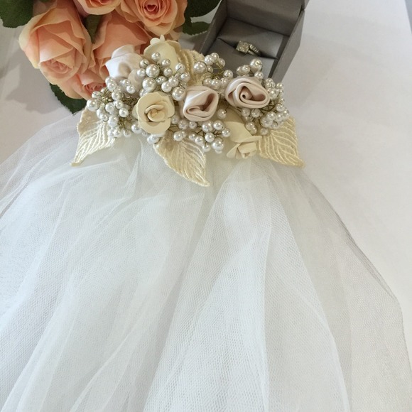 🎉HP🎉Stunning One of a Kind Bridal Head Piece - Picture 3 of 3