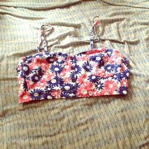 BP floral cropped top