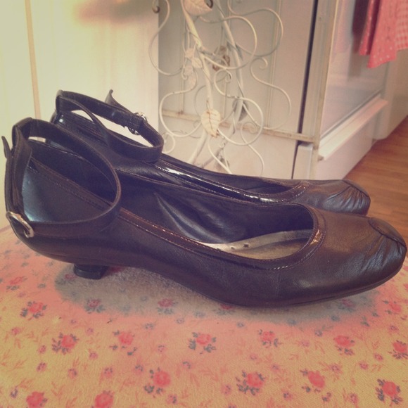 BCBGirls Shoes - BCBGirls Leather Ballet Flats With Heel.