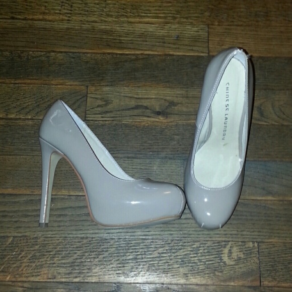 Chinese Laundry Patent Leather Nude Heels